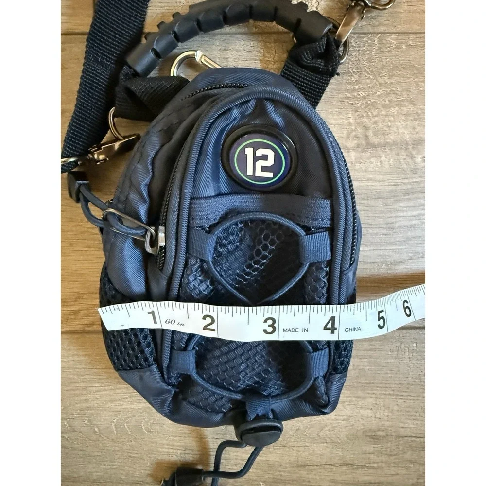 Camera Case With Shoulder Crossbody Strap & Belt Loop Seahawks 12s Logo‎ Blue
